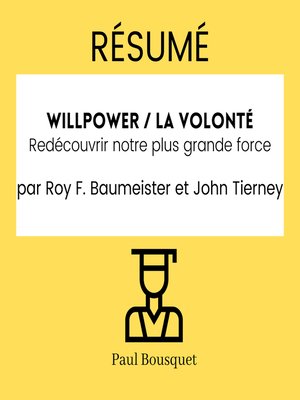 cover image of RÉSUMÉ--Willpower / La Volonté